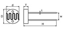 Fotomodstand (LDR) Ø12mm, 250V