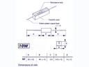 Metalfilm modstandssikring - 1/2W 10ohm