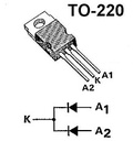 FEP16J Dobbeltdiode - 600V 16A 50ns (TO220)