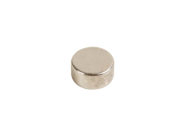 Magnet, neodynium - Cyl. N35-45 Ni Ø10x5mm (10 stk.)