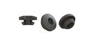 TPE kabelgennemføring - Ø2-7mm, IP67, Grå (M9 hul)