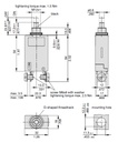 Termisk automatsikring m. kontakt - 70A, 1 pol