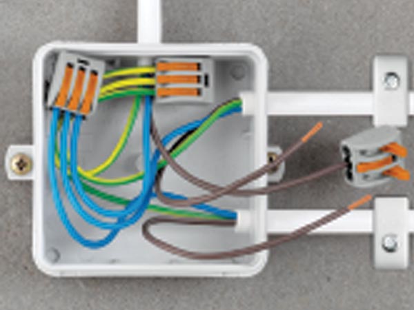 Klemme-samlemuffe - 2 x 0,08-2,5mm², til inst.ledn., Grå