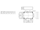 G747 instrumentkabinet (225x165x40mm)