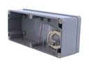 G346 plastkabinet - Mørkegrå, IP65 (80x195x55mm)