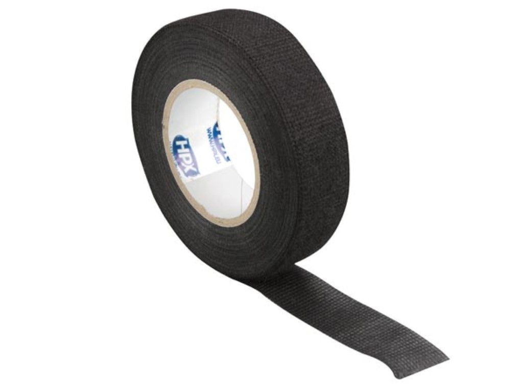 Kabelbeskyttelsestape, 19mm x 10M, Sort