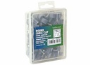Kabelsøm-clips - Rund Ø6mm, Grå (100 stk. box)