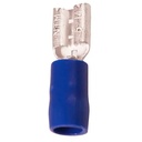 Isoleret spademuffe 1,5-2,5 mm² blå 6,3x0,8 - 1 stk.