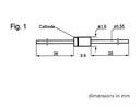 Zenerdiode - 3V / 0,5W (DO35)