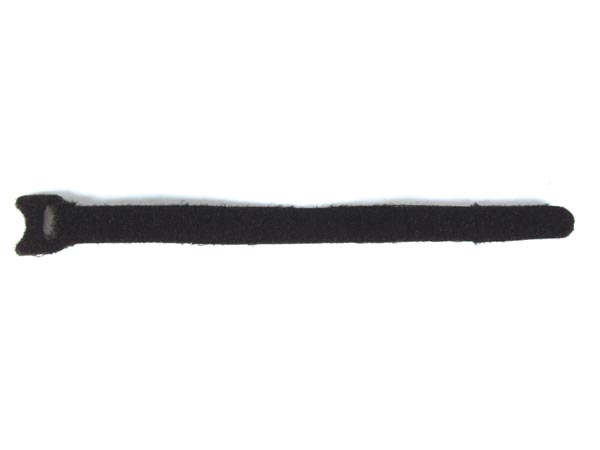 Velcro kabelstrips - 12,5x300mm, Sort (10 stk.)