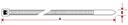 Kabelstrips - 4,8x300mm, Hvid (100 stk.)