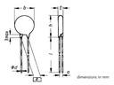 Varistor (VDR) - 150VAC / 200VDC, 240V (5mm)