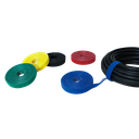 Velcro kabeltape - 16mm bredde, Grøn (4m)
