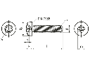 Maskinskrue, panhoved - M2x6mm, pozidriv PZ1 (25 stk.)
