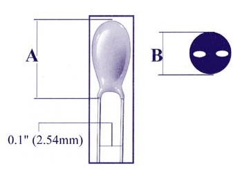 TANTAL kondensator - 10uF / 35V (85°C)