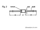 Zenerdiode - 13V / 1,3W ±5% (DO41)