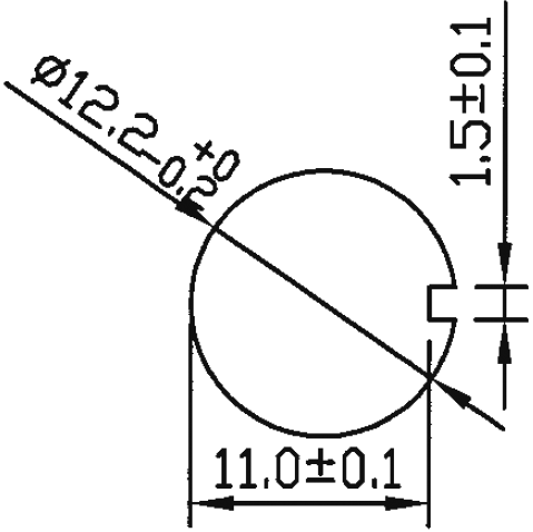 MAXI vippekontakt - 2P OFF-ON (DPST)