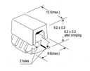 Klemmekonnektor, fedtfyldt - UB2, for 2 x Ø0,4-0,9mm ledn.