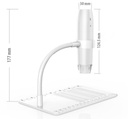WiFi mikroskop - 2MP, 1000X, 8 LED, App (IOS, Android, PC)