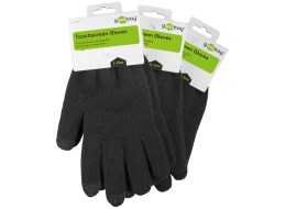 Touchskærm handsker - Sort, Str. S (længde 20cm)