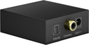 Digital-til-analog audiokonverter - TOSLINK/COAX > RCA/Jack