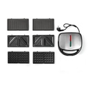 Multigrill - Sandwich/Vaffel/Grill, 800W, Sort