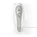 Håndmixer - 200W, 5 hastigheder, Turbofunktion, Hvid