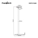 Højttaler gulvstand, til Sonos® One™ / One SL™, Sort
