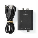 Analog-digital audiokonverter - 2 x RCA(Phono) > COAX/optisk