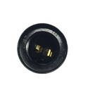 Normalfatning E27, 10 mm, sort