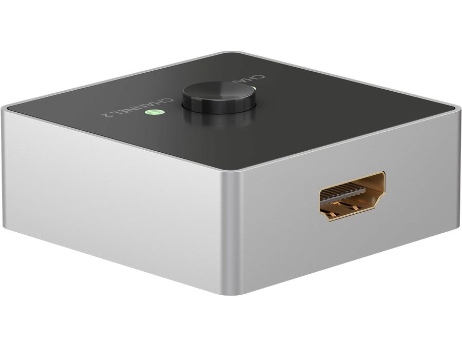 HDMI 2.0 switch - 2 ind til 1 ud, 4K/60Hz, HDCP