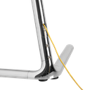 TV gulvstand - 49-70". V-fod, maks. 40kg, Krom