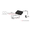 HDMI audio extractor - 2.0-/5.1-kan., SPDIF, 3.5mm