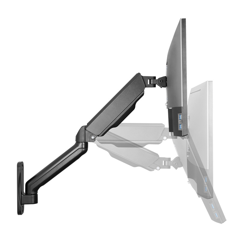 Monitor vægbeslag - 17-32" -45°/+90° vip, ±90° drej, L450mm