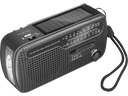 Dynamo FM radio m. solpanel, Sort