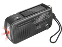 Dynamo FM radio m. solpanel, Sort