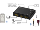 HDMI switch, 3x1-Port, 1080p/60 Hz, HDCP, CEC, RC