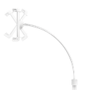 Smartphone / tablet gulvstander m. svanehals (68–173cm)