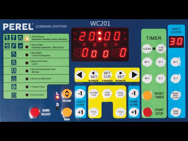Elektronisk resultattavle med timer - PnP, 8 tilstande
