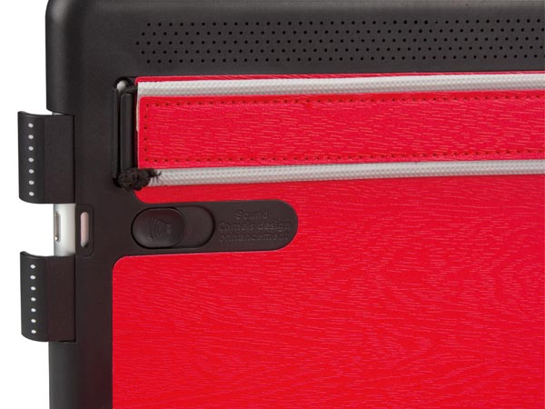 Læder look smart cover til iPAD Mini - Rød