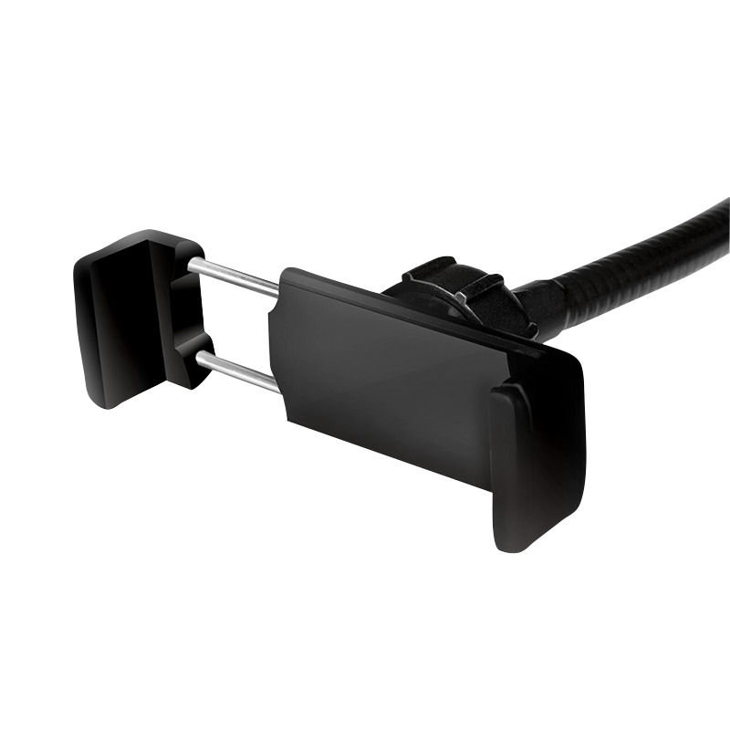 Smartphone holder med LED ringlys - Ø8,5cm, 24 LEDs, 5V / 2A