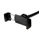 Smartphone holder med LED ringlys - Ø8,5cm, 24 LEDs, 5V / 2A