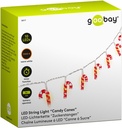 LED lyskæde - 10 x "Slikstokke" (1,2m)