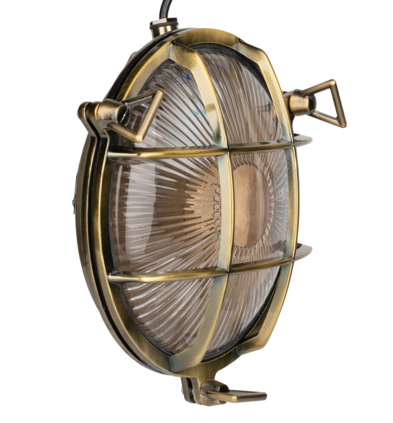 Skot væglampe, udendørs - AHOI E27 Bronze nikkel (IP64)