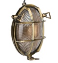 Skot væglampe, udendørs - AHOI E27 Bronze nikkel (IP64)