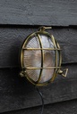 Skot væglampe, udendørs - AHOI E27 Bronze nikkel (IP64)