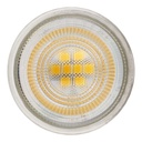 MR16 LED spotpære - 12V 5W 36° GU5.3 dæmpbar, Varm hvid