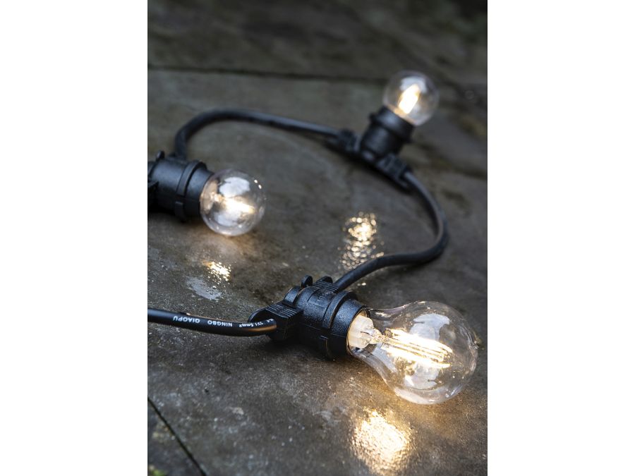 A60 LED Filament Safe - 4W 2700K Klar slagfast plast