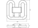 LED PL-Q kompaktrør - 7W (16W), GR8 2 pin (835)
