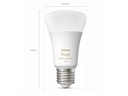 HUE White - 8W E27 A60 pære, BT